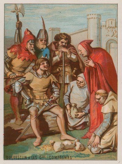 Bertrand du Guesclin, Hür Şirketleri birleşmeye ikna ediyor by French School