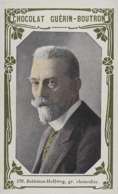 Bethmann-Hollweg, büyük başbakan (renkli fotoğraf) by French School