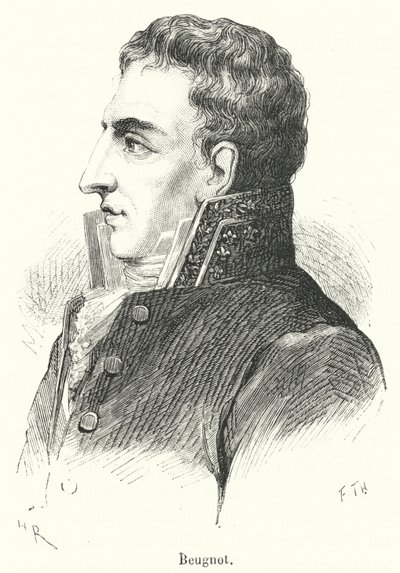 Beugnot (gravür) by French School