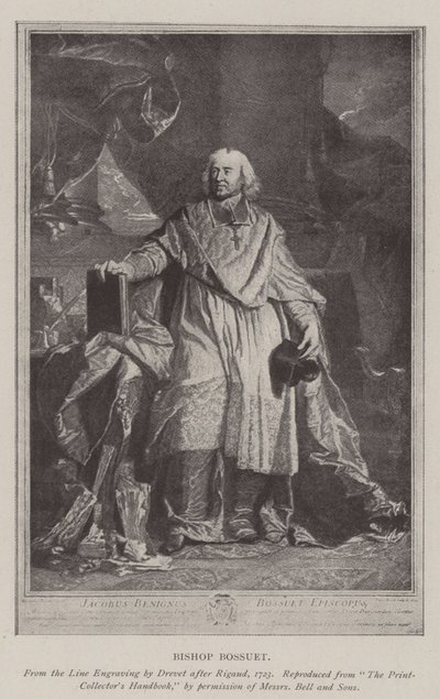 Piskopos Bossuet (lito) by French School