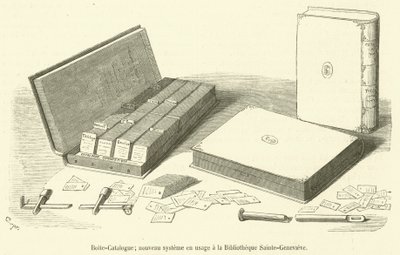 Katalog kutusu, Bibliotheque Sainte-Genevieve