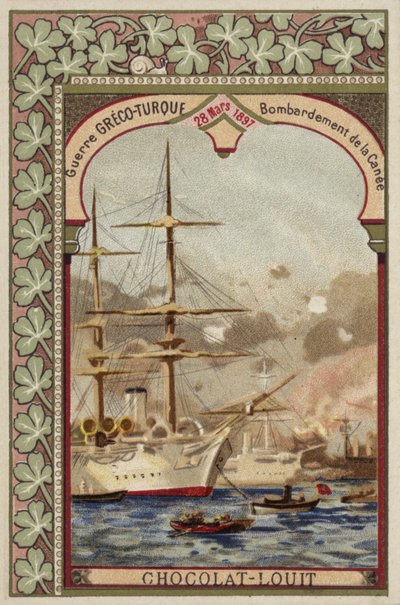 Hanya Bombardımanı, Girit, Türk-Yunan Savaşı, 28 Mart 1897 by French School
