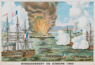 Kinburn bombardımanı, 1855 by French School