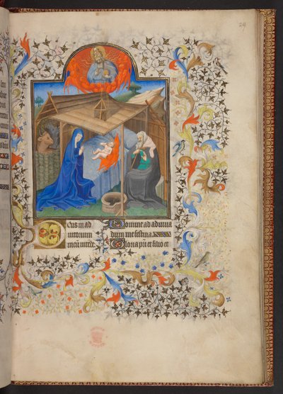 Saat Kitabı, Add MS 32454 f.29r, Fransa by French School