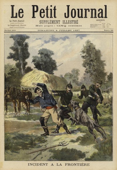 Sınır olayı, 1897 by French School