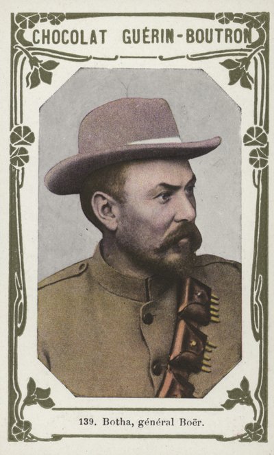 Botha, general Boer (renkli fotoğraf) by French School