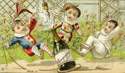 Bum!!! Şampanya!, c.1895 (ayrıca bkz. 488393) by French School