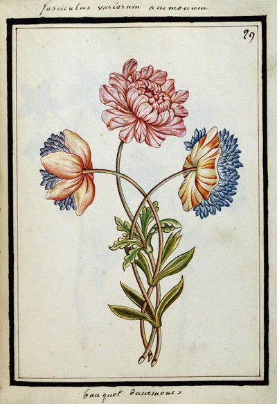 Anemon Buketi, c.1700 by French School