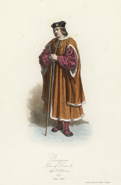 Burjuva kostümü, Fransa