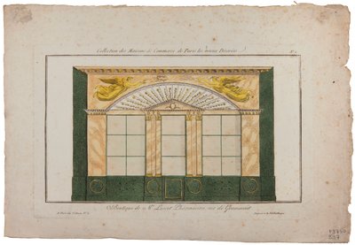 M. Lescot Butiği, Eczacı, rue de Gramont, Paris by French School