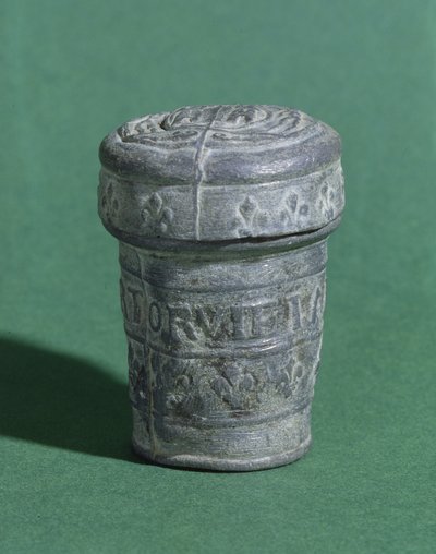 Orvietan için kutu (kurşun) by French School