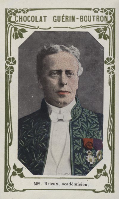 Brieux, akademisyen (renkli fotoğraf) by French School