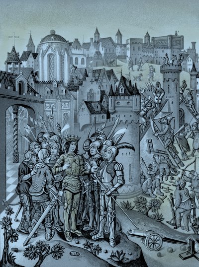 Charles VI yönetimindeki Burgonyalılar by French School