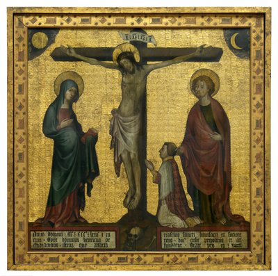 Hendrik van Rijn'in Calvary'si (panel üzerine yağ) by French School