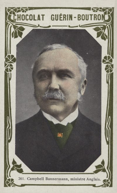 Campbell Bannerman, İngiltere Bakanı (renkli fotoğraf) by French School