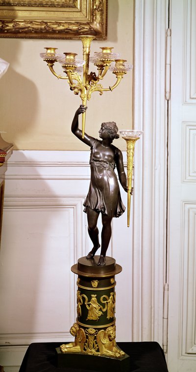 Şamdan (bronz) by French School