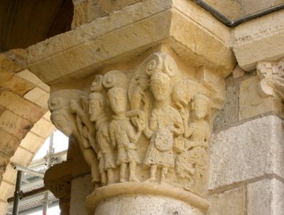 Bir grup erkeği betimleyen sermaye by French School