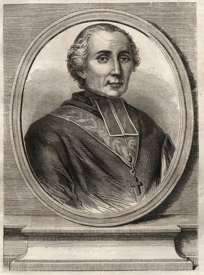 Kardinal Francois-Nicolas-Madeleine (Francois Nicolas Madeleine) Morlot 1795-1862 - Paris Arşivi ve Kardinal - by French School