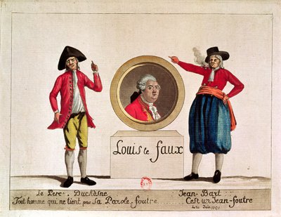 Louis XVI karikatürü, Louis le Faux, Le Pere Duchesne