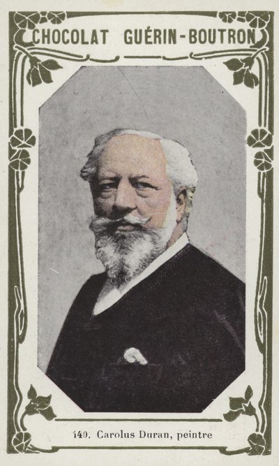 Carolus Duran, ressam (renkli fotoğraf) by French School