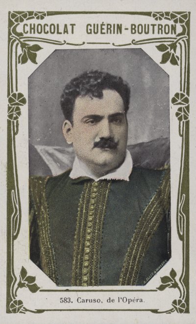 Caruso, lOpera tarafından (renkli fotoğraf) by French School