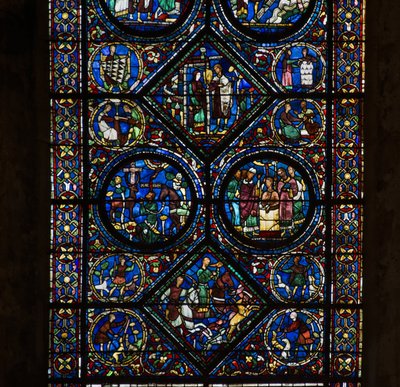 Chartres Katedrali, vitray: Saint Eustache
