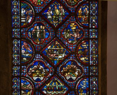 Chartres Katedrali, vitray: noe