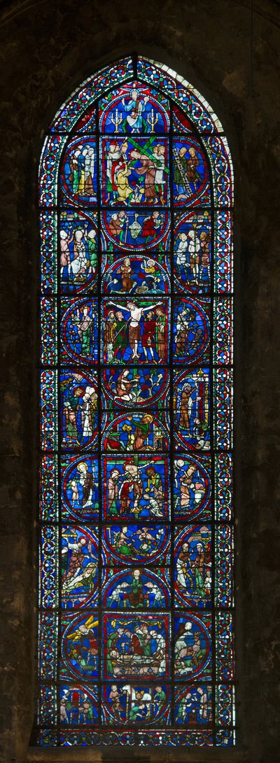 Chartres Katedrali, vitray: tipoloji tutkusu by French School