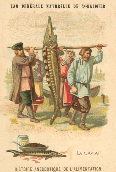 Havyar (kromolitho) by French School