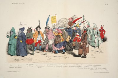 Siyasi Kül Töreni, La Caricature