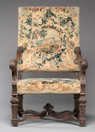 Sandalye, üretici Savonnerie Fabrikası, 1717