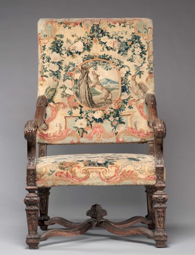 Sandalye, üretici Savonnerie Fabrikası, 1717