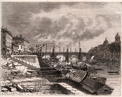 Chalon-sur-Saone (Chalon sur Saone) - Saone-et-Loire - V.-A. Malt Brown. 1884 by French School