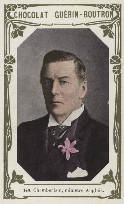 Chamberlain, İngiltere Bakanı (renkli fotoğraf) by French School