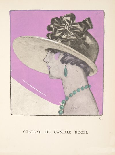 Chapeau de Camille Roger, Moda Tabakları Koleksiyonundan by French School