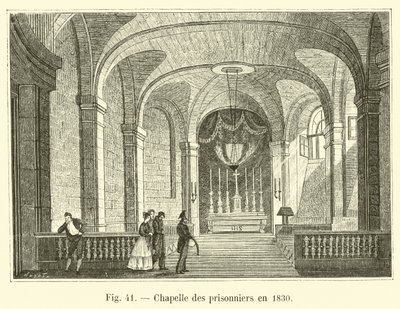 1830 yılında mahkumların Şapeli by French School