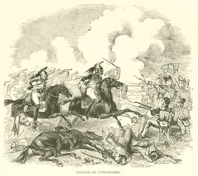 Cuirassiers Charge (gravür) by French School