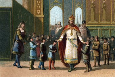 Charlemagne, Fransa Kralı 768