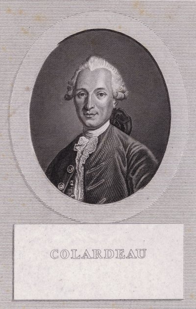 Charles-Pierre Colardeau, Fransız şair (gravür) by French School