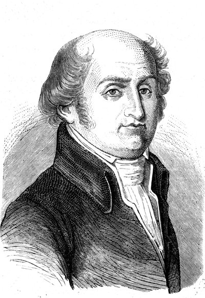 CharlesGilbert ROMME (1750-1795), Fransız matematikçi, devrimci ve politikacı. Gravür 1868 by French School