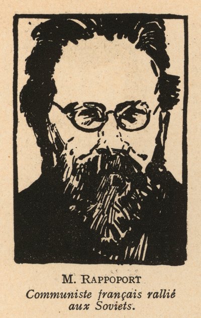 Charles Rappoport, Litvanya doğumlu Fransız komünist politikacı (lito) by French School