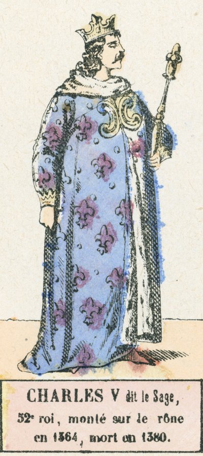 Charles V dit le Sage, 52. kral, 1364