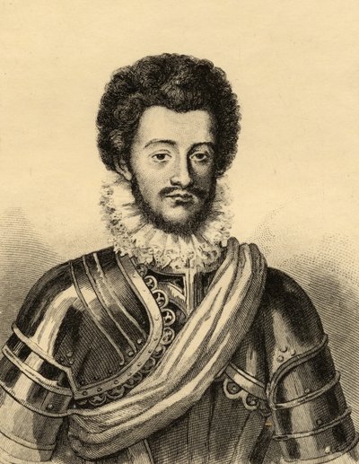Charles de Guise (1554-1611) Mayenne Dükü (gravür) by French School