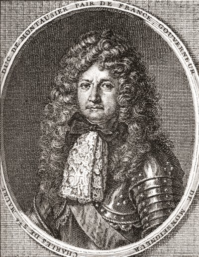 Charles de Sainte-Maure, duc de Montausier, 1610 1690. Fransız askeri ve dauphin valisi Louis le Grand Dauphin. Les Heures Libres