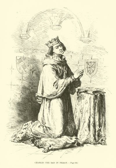 Kötü Charles hapishanede by French School