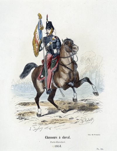 At sırtında avcılar: Porte - 1854