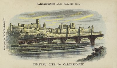 Chateau Cite de Carcassonne, Carcassonne, Aude by French School