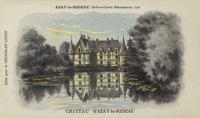 Chateau dAzay-le-Rideau, Azay-le-Rideau, Indre-et-Loire by French School