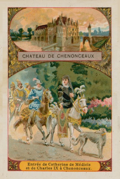 Chenonceaux Şatosu by French School