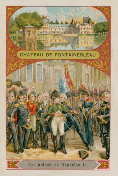 Fontainebleau kalesi by French School